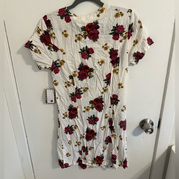 Vans White Floral Button-Front Dress Size large NWT - Picture 4 of 5